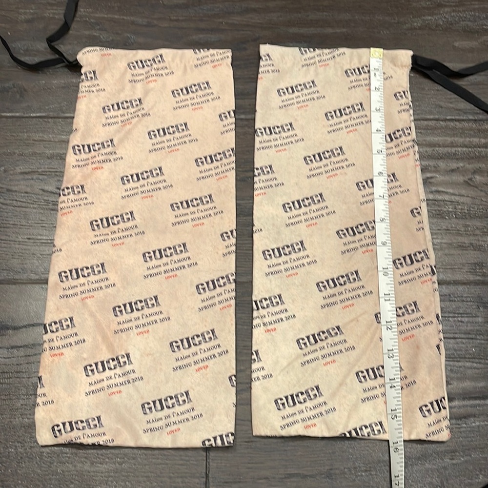 Gucci dust bags (set of 2)